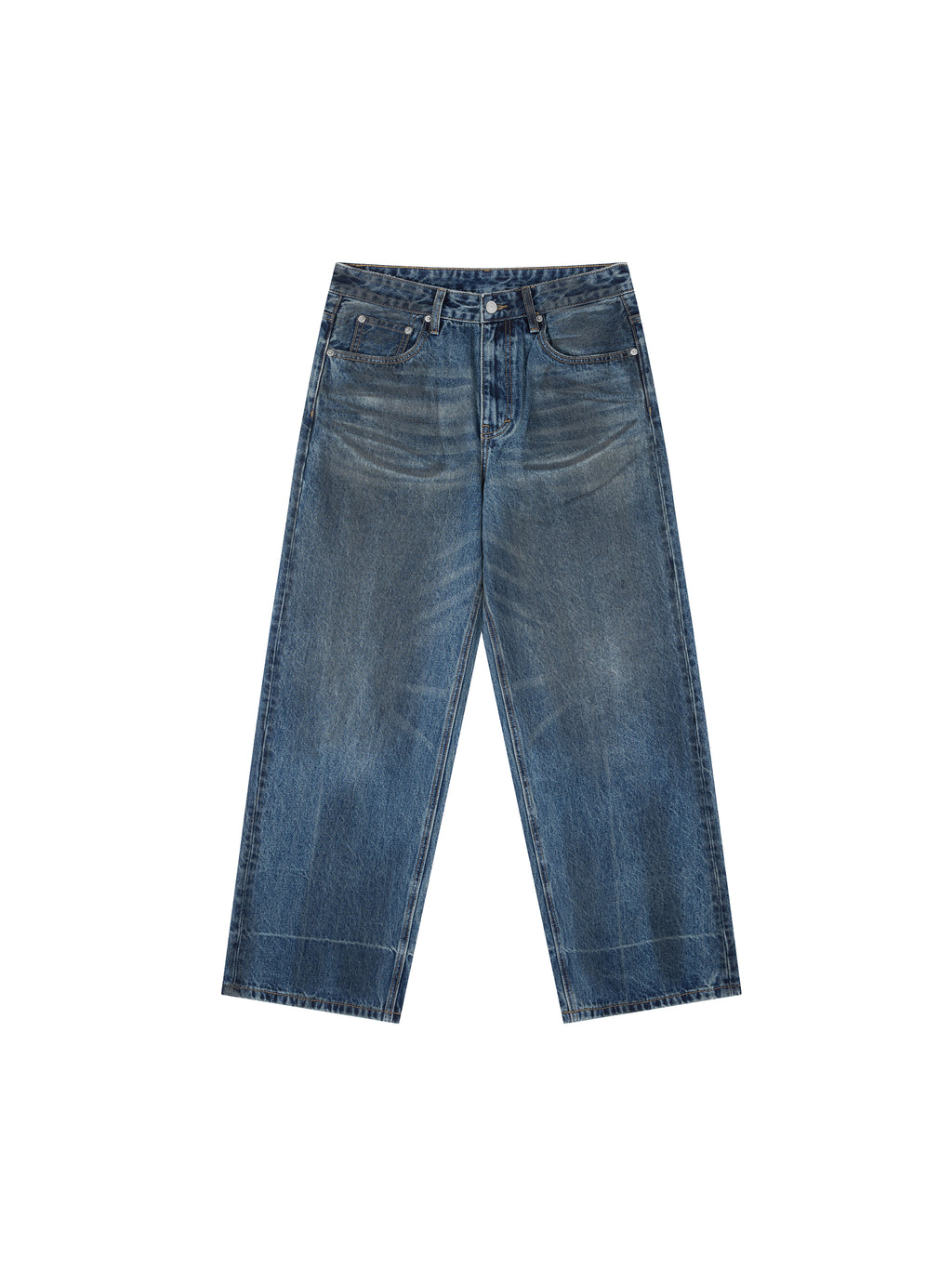Vintage Washed,Baggy,Denim,Jeans,Pants