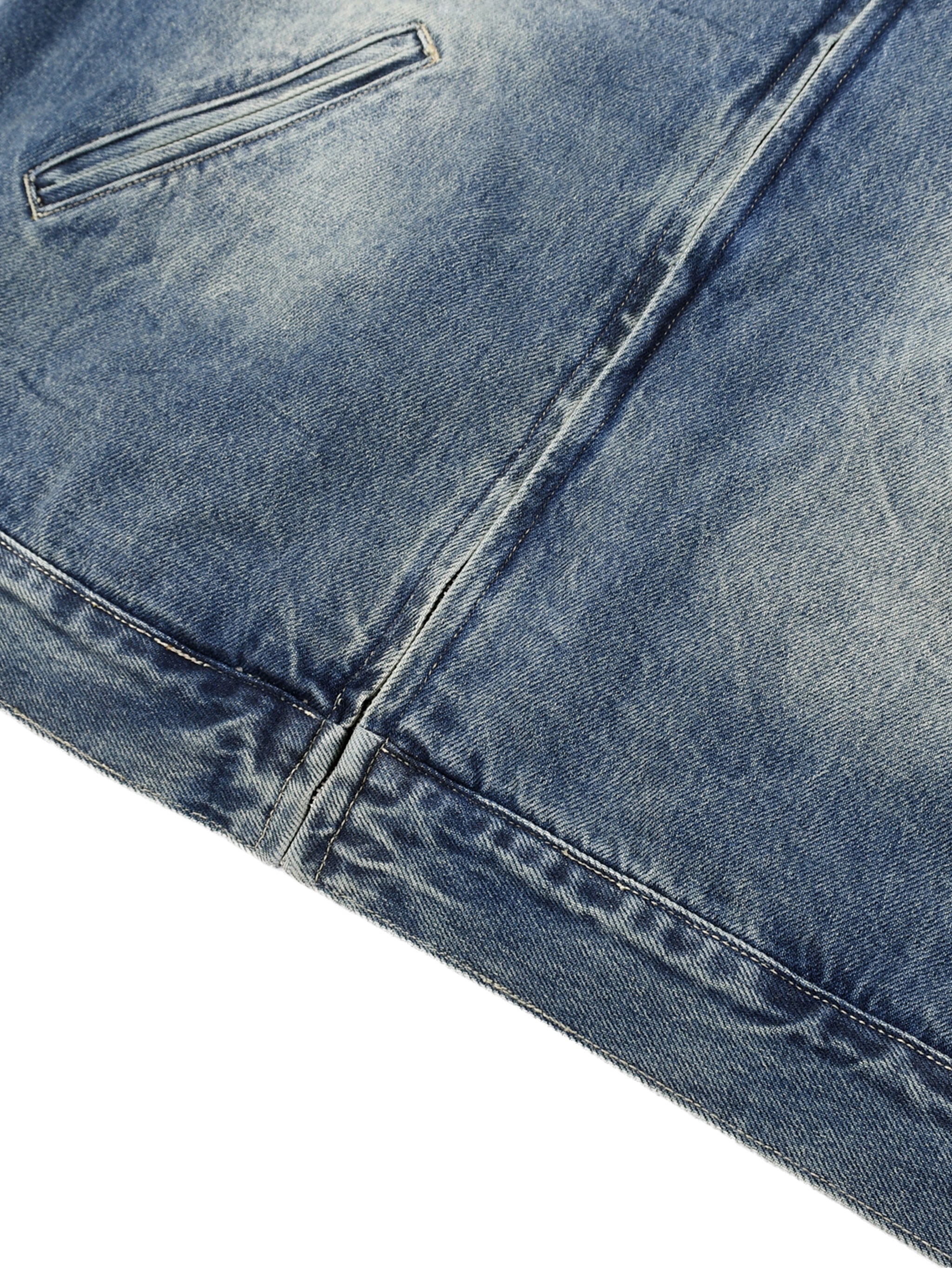 Denim,Jacket,Full Zip,Vintage Wash