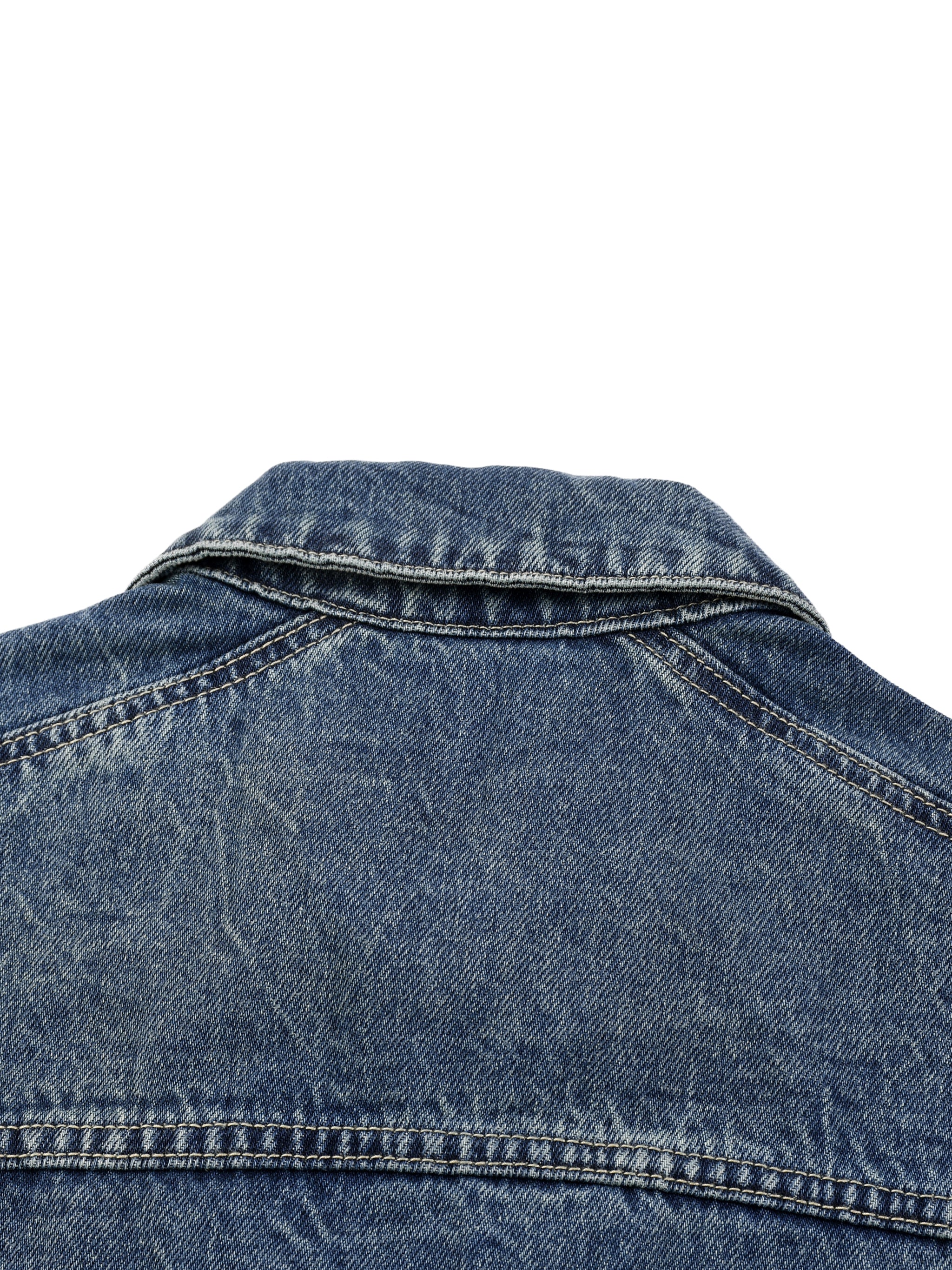 Denim,Jacket,Full Zip,Vintage Wash